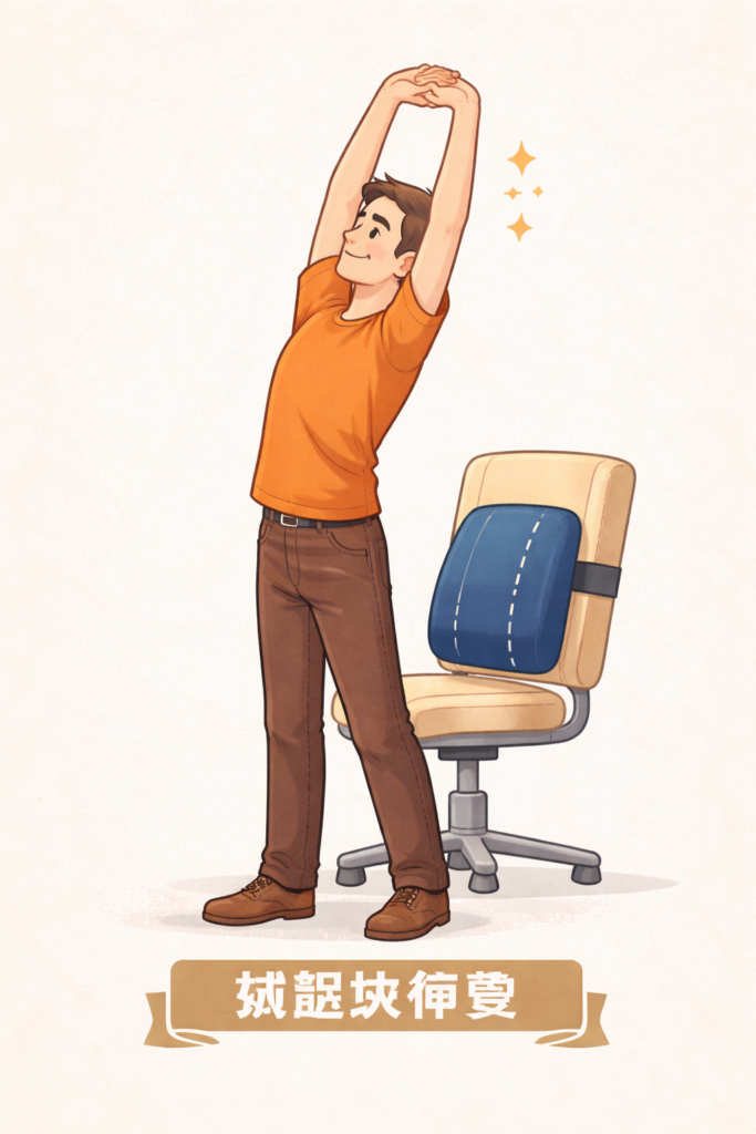 改善屁股痛 - 3.久坐90分鐘起身動動30秒